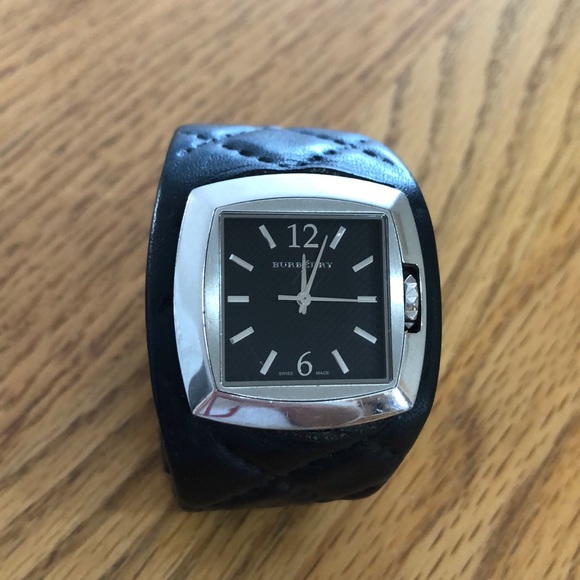 Burberry Accessories - Burberry Swiss made with quilted leather band